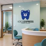 画像5: クマの歯の可愛いロゴ (5)