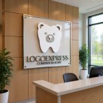 画像13: クマの歯の可愛いロゴ (13)