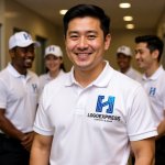 画像14: Hの幾何学ラインと繋がりのロゴ (14)