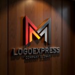 画像5: M字のダイナミックグラデーションロゴ (5)