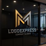 画像15: M字のダイナミックグラデーションロゴ (15)