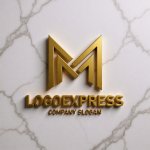 画像13: M字のダイナミックグラデーションロゴ (13)