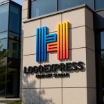 画像8: H字のラインとグラデーションのテクノロジーロゴ (8)