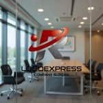 画像9: ダイナミックなR字型のロゴ (9)