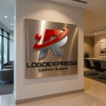 画像10: ダイナミックなR字型のロゴ (10)