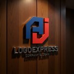 画像5: AJの連結する幾何学ロゴ (5)