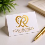 画像16: ハートと筆記体Rの優雅なロゴ (16)