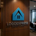 画像9: A字の屋根と家が融合した信頼のロゴ (9)