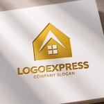 画像11: A字の屋根と家が融合した信頼のロゴ (11)