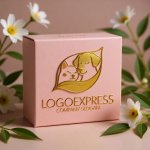 画像10: 葉に包まれた犬と猫の優しいロゴ (10)