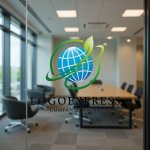 画像9: 地球と葉っぱのグローバルエコロゴ (9)