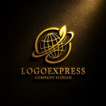 画像12: 地球と葉っぱのグローバルエコロゴ (12)