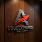 画像5: A字と上昇矢印のダイナミックロゴ (5)