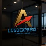 画像15: A字と上昇矢印のダイナミックロゴ (15)