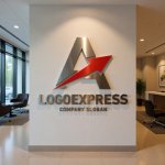 画像10: A字と上昇矢印のダイナミックロゴ (10)