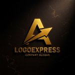 画像12: A字と上昇矢印のダイナミックロゴ (12)