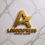 画像13: A字と上昇矢印のダイナミックロゴ (13)