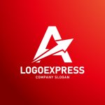 画像4: A字と上昇矢印のダイナミックロゴ (4)