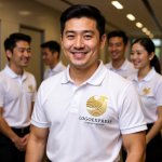 画像14: 鷲と光芒の力強く優雅なロゴ (14)