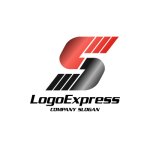 画像1: S字のダイナミックグラデーションロゴ (1)