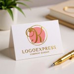 画像16: Kと花飾りの優美な筆記体ロゴ (16)