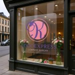 画像7: Kと花飾りの優美な筆記体ロゴ (7)