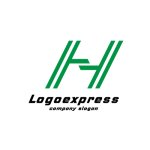 画像3: H字のスピードラインとダイナミックロゴ (3)