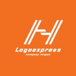 画像4: H字のスピードラインとダイナミックロゴ (4)