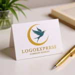 画像16: ツバメと三日月の希望ロゴ (16)