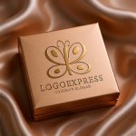 画像14: パステルカラーの可愛い蝶のロゴ (14)