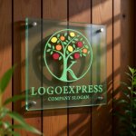 画像11: Kの文字と豊かな果樹のロゴ (11)