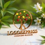 画像12: Kの文字と豊かな果樹のロゴ (12)