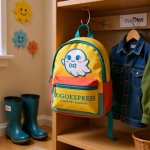 画像7: 蝶ネクタイをした可愛いお化けのロゴ (7)