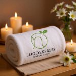 画像5: Nの文字と葉のナチュラルロゴ (5)