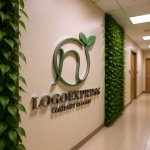 画像15: Nの文字と葉のナチュラルロゴ (15)