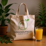 画像8: Nの文字と葉のナチュラルロゴ (8)