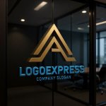 画像15: A字のラインと構造のモダンロゴ (15)