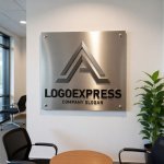 画像7: A字のラインと構造のモダンロゴ (7)