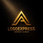 画像12: A字のラインと構造のモダンロゴ (12)