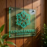 画像11: 笑顔の可愛い雪の結晶ロゴ (11)