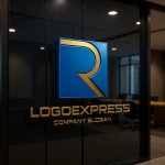 画像15: R字とスクエアのモダンロゴ (15)