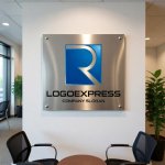 画像7: R字とスクエアのモダンロゴ (7)