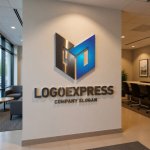 画像10: GDの連結する立体キューブロゴ (10)