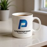 画像16: P字のスピード感あふれるモダンロゴ (16)