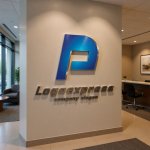 画像10: P字のスピード感あふれるモダンロゴ (10)