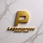 画像13: P字のスピード感あふれるモダンロゴ (13)