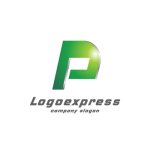 画像3: P字のスピード感あふれるモダンロゴ (3)