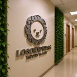 画像15: 可愛いライオンのキャラクターロゴ (15)