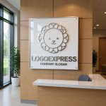 画像13: 可愛いライオンのキャラクターロゴ (13)