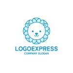 画像3: 可愛いライオンのキャラクターロゴ (3)